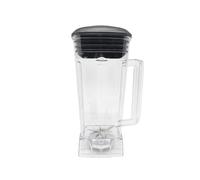 Gobelet Mélangeur, Compatible Avec Biolomix, Pièces De Rechange For Mixeur Commercial, Récipient Carré De 2 L, Bocal, Tasse, Fond Avec Couvercle Cranté