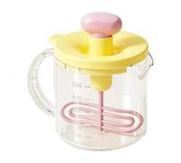 Gobelet Mélangeur D'Œufs - Accessoire Cuisine Manuel Antidérapant avec Graduation,Verre Doseur De Cuisine,Pour Pâtisserie Cuisson Crème Lait Poudre Marinades Pâte À Gâteau Dortoir