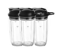 Gobelet Mélangeur, Gobelet De Rechange 24 Oz Avec Couvercle À Emporter, Compatible Avec Nutri Bullet, Blender Combo For Pro 1000 Et Select 2.0(3pcs)