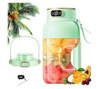 Gobelet mélangeur portable avec affichage numérique, rechargeable par USB pour smoothies et milkshakes, grande capacité, design multifonction pour fruits et légumes