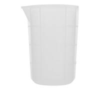 Gobelet Mélangeur Réutilisable Blanc en Silicone pour Résine Époxy, DIY