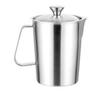 Gobelet Mousseur à Lait - 2 Litres Récipient Doseur Portable | Pichet mousseur à lait pour café,Pour cappuccinos boissons lattes cafés brunchs maison cuisine