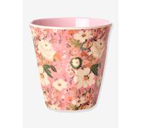 Gobelet moyen en mélamine ALISON FLOWER rice, 250 ml blush TU