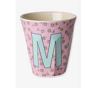 Gobelet moyen en mélamine avec fleurs LETTRE M rice, 250 ml multicolore TU