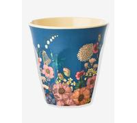 Gobelet moyen en mélamine FLOWER COLLAGE rice, 250 ml bleu TU
