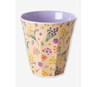 Gobelet moyen en mélamine WILD FLOWER rice, 250 ml jaune pâle TU