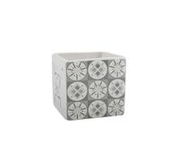 Gobelet - MSV - En céramique - Evora - 8x8x8cm - Taupe