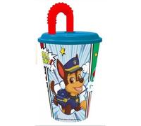 Gobelet Paw Patrol Avec Paille (430 Ml)