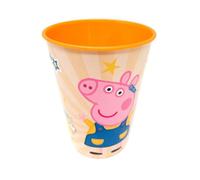 Gobelet - Peppa Pig - 260 ml - Mélamine - Orange - Compatible lave-vaisselle