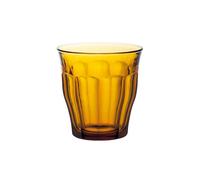 6x Duralex Ambre 250ml Picardie Gobelets Verre Eau Whisky Potable Tasse Ensemble