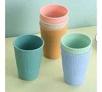 Gobelet Plastique Reutilisable, Lot de 6 Gobelet Personnalisé, Gobelet Enfant, Stor Tasse En Plastique, Verre Enfant Tasse De Incassable En Polypropylène Sain Pour Adultes Et Enfants