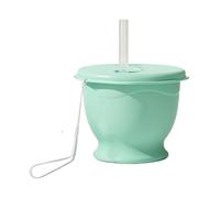 Gobelet Pliable En Silicone - 150ml Réutilisable Gain de Place avec Paille et Dragonne - Gobelet Pliable en Silicone pour Café et les Voyages | pour Soda Boissons Adultes Ados Gym Pique-Nique et École