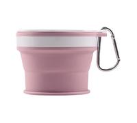 Gobelet pliable en silicone portable réutilisable avec couvercle hermétique et | Anti-fuite et extensible avec pour l'extérieur et le camping
