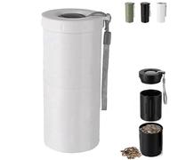 Gobelet portable 2 en 1 pour graines de tournesol avec rangement de coquille, tasse de graines de tournesol à cracher pour voiture, voyage et utilisation en extérieur, support de graines sans désordre