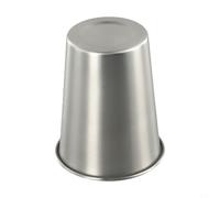 Gobelet portable en acier inoxydable, 240500 ml, convient pour le camping, les fêtes, le café et le whisky (argenté, 350 ml)