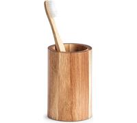 Gobelet pour brosse à dents Porte-brosse à dents Récipient en acacia brun Zeller