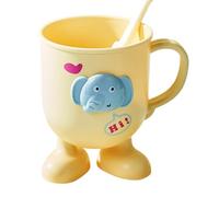 Gobelet pour Brosse à Dents - Tasse à Eau buccale éléphant, gobelet à Dents de Dessin animé, Vaisselle réutilisable pour Salle de Bain | Tasse à café Mignonne pour et Adultes | Accessoires de