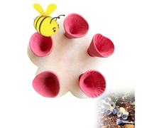 Gobelet pour insectes abeilles, gobelets colorés pour insectes et abeilles, les abeilles ont besoin d'endroits sûrs pour boire, les pollinisateurs assoiffés ont besoin d'eau potable (couleur : 1 pièce