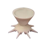 Gobelet pour verser la peinture, gobelet de peinture réutilisable, avec pieds en entonnoir, gobelet mélangeur en silicone divisé, paniers divisés en silicone, becs verseurs de peinture