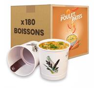 Gobelet Pré-dosé Potage goût Poulet et Pates - 180 boissons