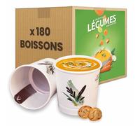 Gobelet Pré-dosé Velouté de Légumes avec Croutons - 180 boissons
