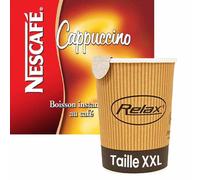Gobelet Pré-dosé XXL en carton Nescafé Cappuccino - 10 boissons
