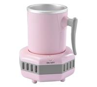 Gobelet Rafraîchissant Portable De 420 Ml Avec Commande Tactile, Dissipation Thermique Haute Efficacité, Mini Refroidisseur De Boissons Pour Cola, Bière, Café Et Jus. pink