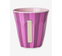 Gobelet rayé en mélamine LETTRE I rice, Medium 250 ml multicolore TU
