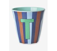 Gobelet rayé en mélamine LETTRE T rice, Medium 250 ml multicolore TU