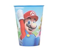 GOBELET RÉUTILISABLE POUR ENFANTS EN PLASTIQUE SANS BPA 260 ML | SUPER MARIO