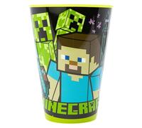 GOBELET RÉUTILISABLE POUR ENFANTS EN PLASTIQUE SANS BPA 430 ML | MINECRAFT, Vert