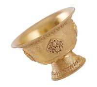 Gobelet spirituel sacré en laiton pour adoration bouddhiste Surface lisse Tasses à boire Facile à nettoyer Convient pour les boissons et l'eau