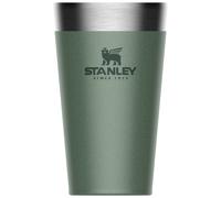 Stanley Adventure Stacking Beer Pint 0.47L - Garder les Boissons Fraîches Pendant 4h - Verre à Bière en Acier Inoxydable - À Empiler - Double Paroi Isolante - Lavable au Lave-Vaisselle - Green