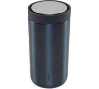Gobelet Thermique - Stelton To Go Click - 0.2 L - Acier Inoxydable - Dark Blue Metallic