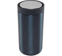 Gobelet Thermique - Stelton To Go Click - 0.2 L - Acier Inoxydable - Dark Blue Metallic