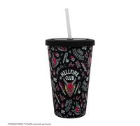 Gobelet Tumbler Hellfire Club - Stranger Things Noir TU