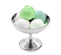 Gobelets à dessert - Bol sucré en acier inoxydable de haute qualité, récipients pour fruits et congelés | Design compact pour un excellent stockage des cuisines, tasse à dessert multifonction en acier