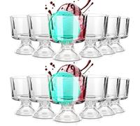 Gobelets à Dessert en Verre - Lot de 12 - 290 ml - Transparent