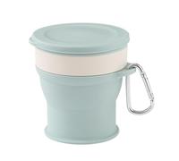 Gobelets à eau pliables pour voyage, gobelets pliables avec couvercles | Gobelet extensible portable en silicone de 250 ml,Petites tasses portables réutilisables, gobelets extensibles portables, gobel