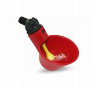 Gobelets d'alimentation automatique pour volaille adaptés aux systèmes d'alimentation par gravité avec piston intégré pour fournir de l'eau lorsque les oiseaux sont piqués