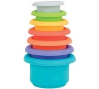 Gobelets de bain empilables NUBY Silicone 5 couleurs 5 formes
