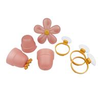 Gobelets de bain fleur