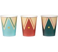 Gobelets de cirque, colorés, 220 ml, 6 pièces