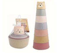 Gobelets empilables - BonWorld - Jeu d'empilement - Multicolore - 6 mois+