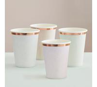 Gobelets en carton Gobelets en papier GINGER RAY LEAF Set de gobelets en carton 250 ml 8 pièces. HOMLA