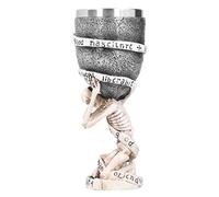 Gobelets et calices de crâne, verre à vin squelette rétro Skull Cup gobelet à vin en acier inoxydable médiévales Whisky coupe Calice Squelette pour Cocktail Whisky Party Bar Drinkware Decor