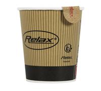 GOBELETS RELAX Gobelets pré-dosés cappuccino 18 cl, lot de 10