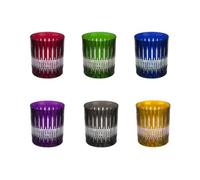 Gobelets verres 32 cl en cristal taillé - Les 6