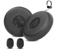 Gobelieve Coussinets d’oreille pour Jabra Evolve 65/40/30/20 | Also Fits 65UC/65MS/40UC/40MS/30US/30II/20SE/20UC/20MS,Cuir protéiné