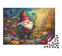 Gobelin de Jardin Casse-tête 1000 Pièces sans Poussière, Puzzles pour Adultes Jeu De Patience pour Une Activité Jour De Pluie, Cadeau De Retraite 38x26cm/1000pcs